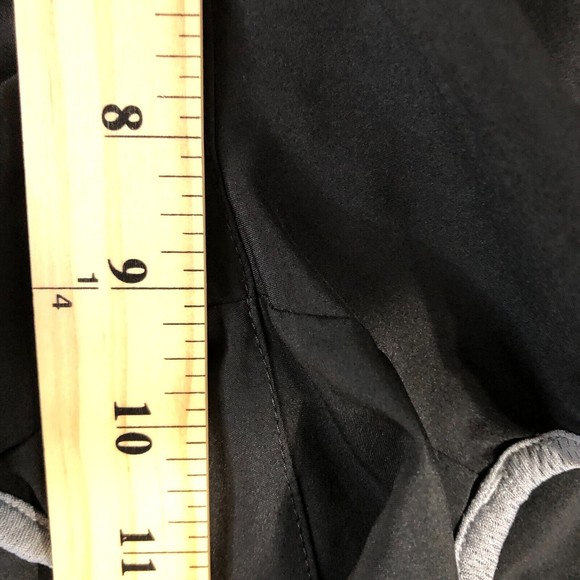 Adidas Shorts Womens Medium Black Running Stripped Gym‎ Workout Track - Picture 7 of 8